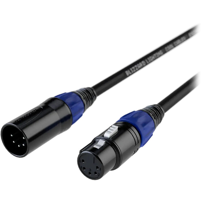 Blizzard Cable DMX XLR 5 Pines 10 Pies 120 Ohm Doble Blindaje
