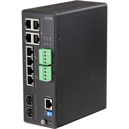 Axis Communications D8208-R Switch Industrial Exterior 8 Puertos Multi-Gig PoE 4 480W DIN Rail