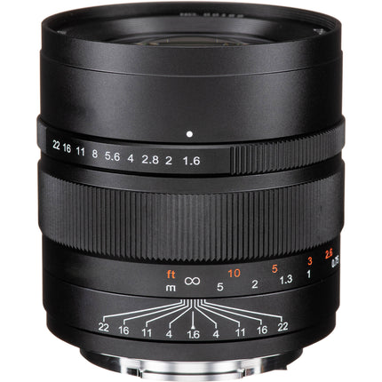 Mitakon Zhongyi Speedmaster 80mm f1.6 Objetivo para FUJIFILM G 63mm Manual