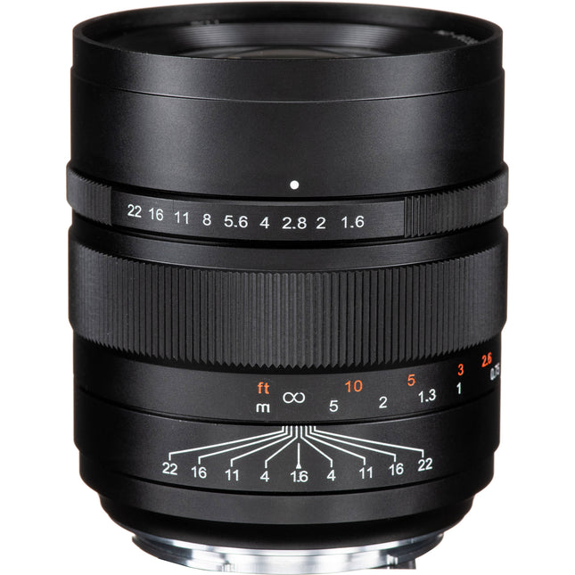 Mitakon Zhongyi Speedmaster 80mm f/1.6 Lente para Hasselblad X con Foco Manual y Sombrilla Retráctil