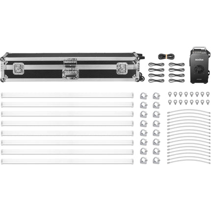 Godox KNOWLED TP4R Tubo LED RGB 4' Kit 8 Luces 765 Lux 2000-10000K