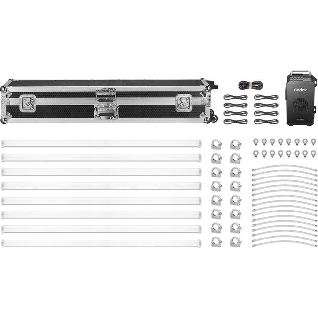 Godox KNOWLED TP4R Tubo LED RGB 4' Kit 8 Luces 765 Lux 2000-10000K