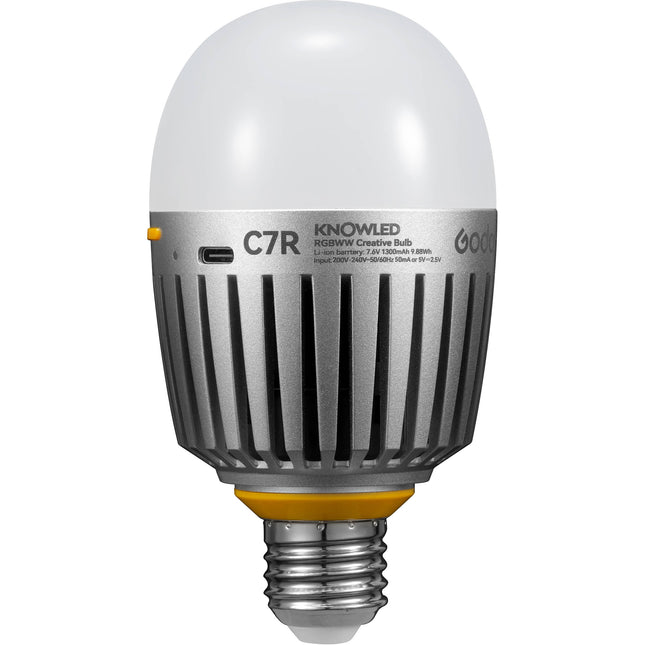 Godox C7R KNOWLED Bombilla Creativa RGBWW con Batería y Control Bluetooth