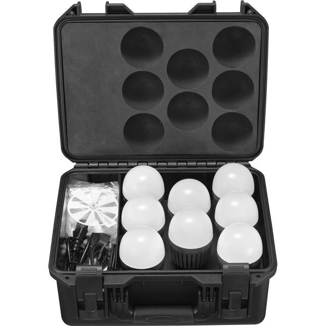 Godox C7R KNOWLED Bombilla RGBWW Kit 8 Luces 2000-10000K CRI96 Bluetooth
