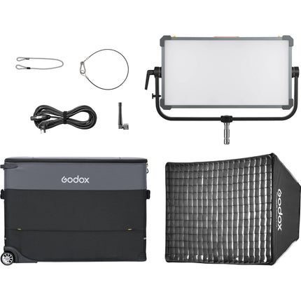 Godox KNOWLED P600R Panel LED RGB 30.6x22.3" 29,070 Lux Kit de viaje con bolsa