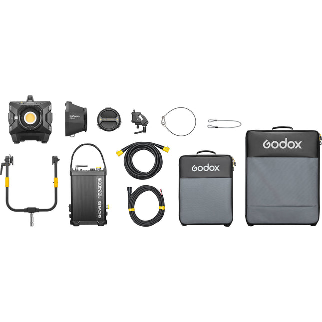 Godox KNOWLED MG2400Bi Luz LED Monolight Bicolor 2600W 2800-6500K Kit de Viaje