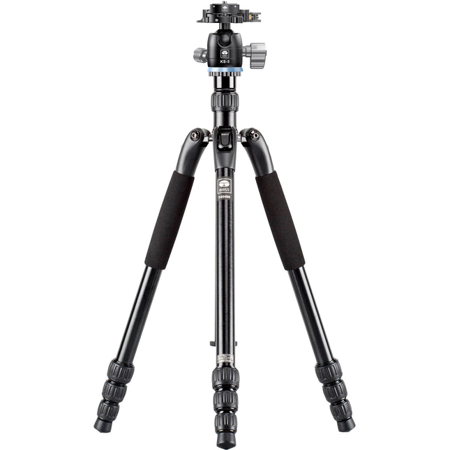 Sirui T-004SK T-0S Tripode de Viaje con Cabezal KS-5 Fibra de Carbono 58 cm