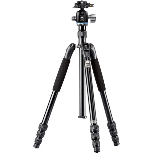 Sirui T-004SK T-0S Tripode de Viaje con Cabezal KS-5 Fibra de Carbono 58 cm