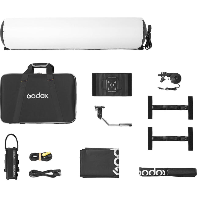 Godox AT200Bi KNOWLED Air Tubo LED Bicolor 4' 2700-8500K CRI 96 con Controlador y Accesorios