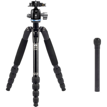 Sirui T-005SK T-0S Serie Trípode de Viaje Cabezal de Bola KS-5 2.6 lb 54.2"