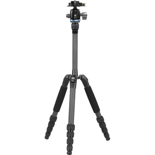 Sirui T-25SK T-0S Trípode de Viaje Carbono 56.9 Pulgadas Carga 10 kg con Cabezal KS-5