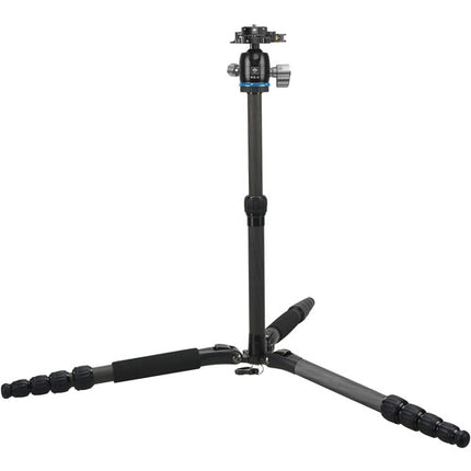 Sirui T-25SK T-0S Trípode de Viaje Carbono 56.9 Pulgadas Carga 10 kg con Cabezal KS-5