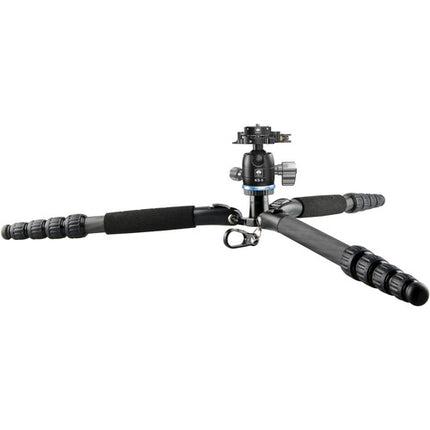 Sirui T-25SK T-0S Trípode de Viaje Carbono 56.9 Pulgadas Carga 10 kg con Cabezal KS-5