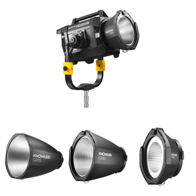 Godox KNOWLED MG1200Bi Kit de Monolight LED bicolor con Reflectores 15 30 60° 78000 Lux 2800-6500K
