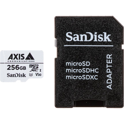 Axis Communications Tarjeta microSDXC para Vigilancia 256GB UHS-I V30 con Adaptador SD