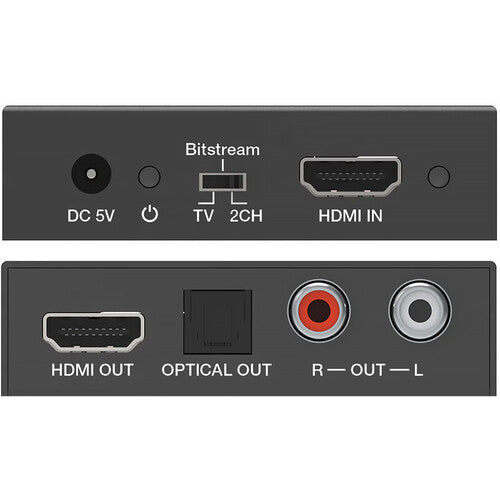 DVDO 4K HDMI 2.0b Extractor de Audio 4K60 HDR 10-Bit HDCP 2.2