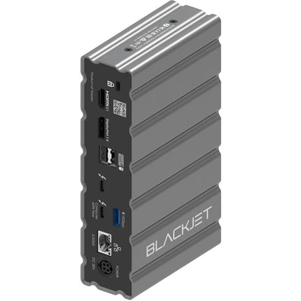 BLACKJET 17-en-1 RX-4 Raiden Estación de Acoplamiento Thunderbolt 4 con 2.5 GbE LAN y HDMI en Gris Espacial