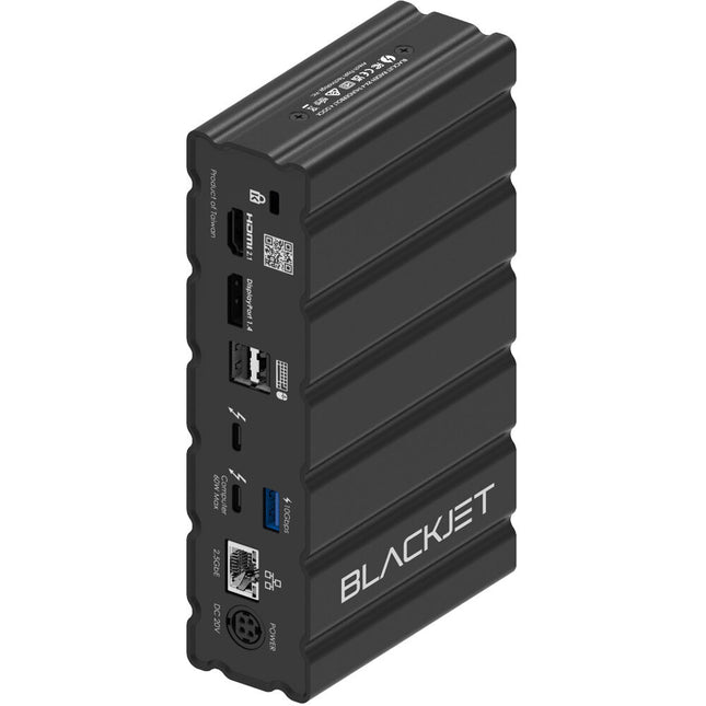 BLACKJET 17-en-1 RX-4 Raiden Estación de Acoplamiento Thunderbolt 4 USB-C HDMI 2.5 GbE