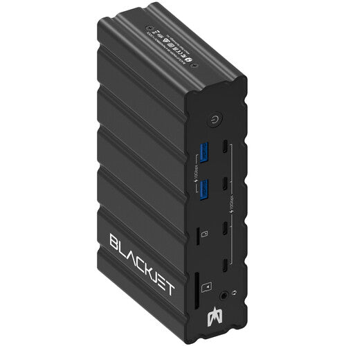BLACKJET 17-en-1 RX-4 Raiden Estación de Acoplamiento Thunderbolt 4 USB-C HDMI 2.5 GbE