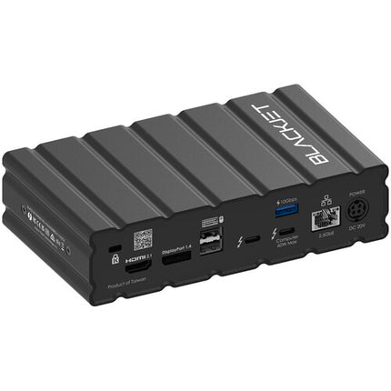 BLACKJET 17-en-1 RX-4 Raiden Estación de Acoplamiento Thunderbolt 4 USB-C HDMI 2.5 GbE