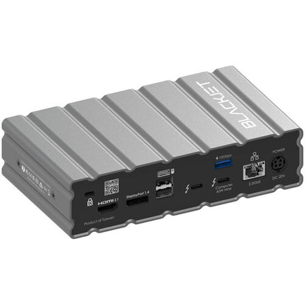BLACKJET 17-en-1 RX-4 Raiden Estación de Acoplamiento Thunderbolt 4 con 2.5 GbE LAN y HDMI en Gris Espacial