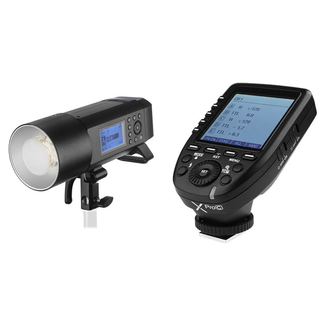 Godox AD400Pro Witstro Flash Portátil 400Ws Batería Litio XProC Canon