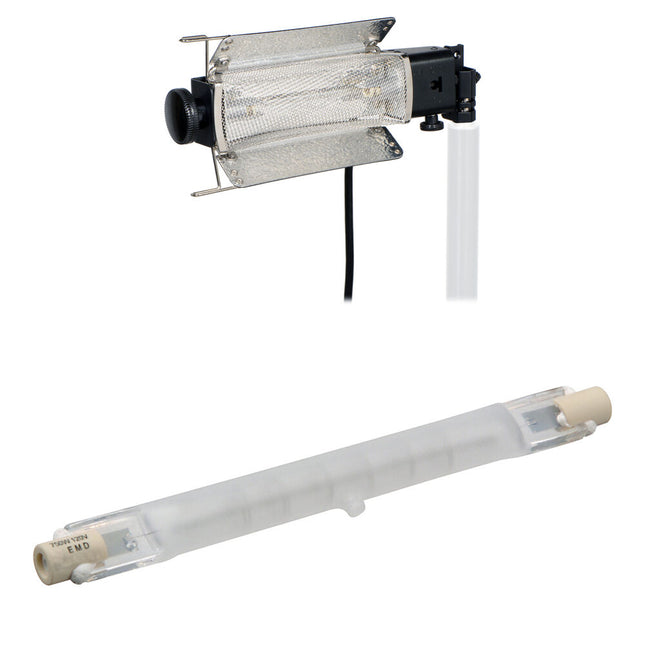 Lowel Tota-Light Tungsten Foco Flood de 750 Watts 120-240 VAC