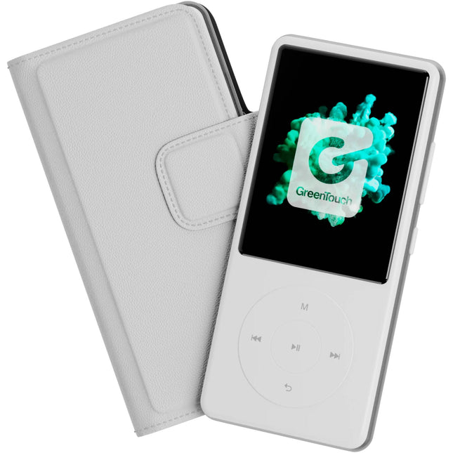GreenTouch SIX Reproductor MP3 32GB Bluetooth Color Blanco con Funda