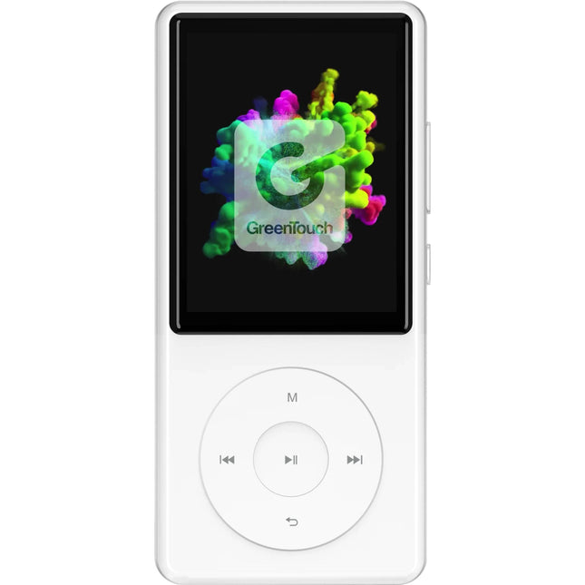 GreenTouch SIX Reproductor MP3 64GB Blanco con Bluetooth y Pantalla Color