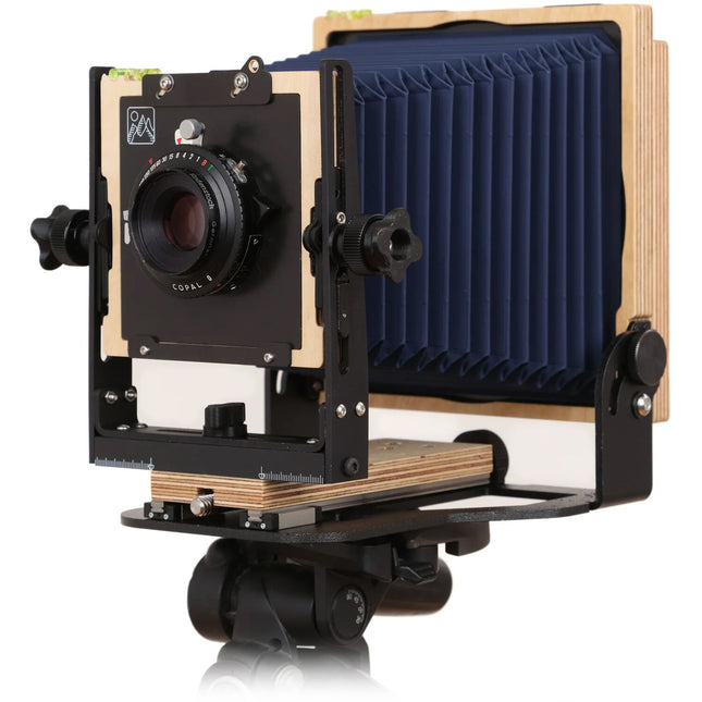 Intrepid Camera 4 x 5 Cámara de Vista Azul Extensión 30 cm Control Lineal