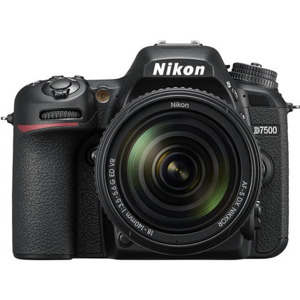 Nikon D7500 Cámara Réflex con Sensor 20.9MP Pantalla Táctil 3.2" y Lente 18-140mm