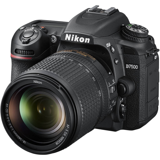 Nikon D7500 Cámara Réflex con Sensor 20.9MP Pantalla Táctil 3.2" y Lente 18-140mm
