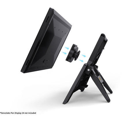 Xencelabs Soporte Multi-Eje para Pen Display 24 con Ajuste de Inclinación y Correa de Escritorio