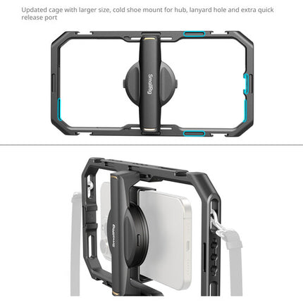 SmallRig Kit de Video para Smartphone Quick Basic Edition con Soporte SSD 2 en 1 MagSafe y Filtro ND Variable