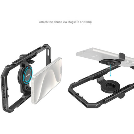 SmallRig Kit de Video para Smartphone Quick Basic Edition con Soporte SSD 2 en 1 MagSafe y Filtro ND Variable