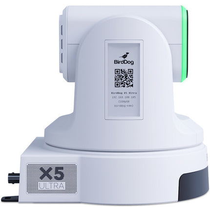 BirdDog 3 x X5 Ultra cámaras PTZ 4K60 20x zoom con controlador KBD pantalla integrada blanco