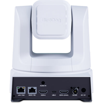 BirdDog 3 x X5 Ultra cámaras PTZ 4K60 20x zoom con controlador KBD pantalla integrada blanco