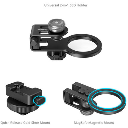 SmallRig x Brandon Li Jaula de Vídeo Móvil para iPhone 15 Pro Max con Filtro ND y Soporte SSD