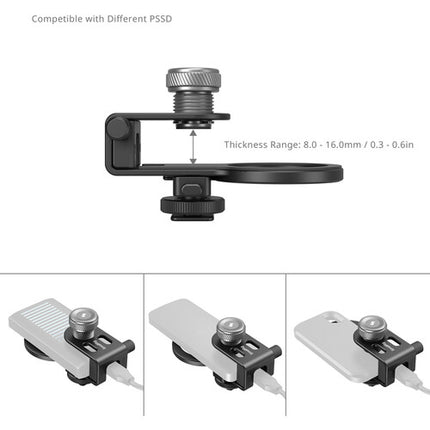 SmallRig All-in-One Kit de Video con Jaula para SSD 2 5-3 5" y Soporte para Power Bank