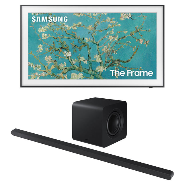 Samsung The Frame 32" Smart TV QLED Full HD HDR con Barra de Sonido 3.1.2 Dolby Atmos