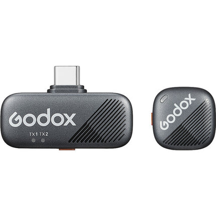 Godox Cube-S Sistema de Micrófono Inalámbrico para Móviles con USB-C 984' Alcance 10H Batería