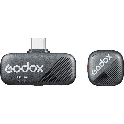 Godox Cube-S Sistema de Micrófono Inalámbrico para Móviles con USB-C 984' Alcance 10H Batería