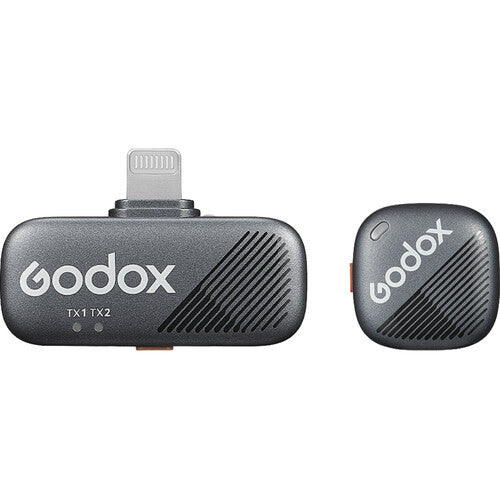 Godox Cube-S Sistema de Micrófono Inalámbrico con Conector Lightning 10h Batería 300 m Alcance