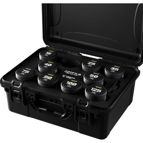 DZOFilm VESPID Prime kit 9 lentes 16 125mm PL y EF con estuche rígido y herramientas