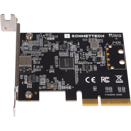 Sonnet Allegro Max Tarjeta PCIe USB-C 3.2 Gen 2x2 20 Gb/s 15W Power