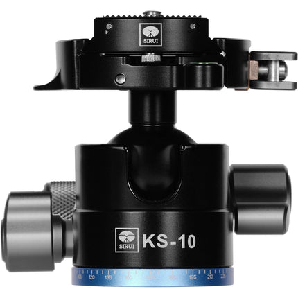 Sirui KS-10 Cabezal de Bola QR Capacidad 15kg Altura 7.4cm con Placa TY-55KS