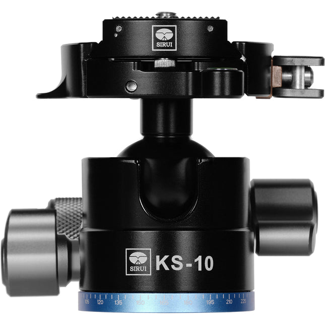 Sirui KS-10 Cabezal de Bola QR Capacidad 15kg Altura 7.4cm con Placa TY-55KS