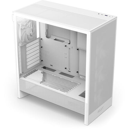 NZXT H5 Flow RGB Caja Mid-Tower Negra Soporte ATX E-ATX 360mm Radiador