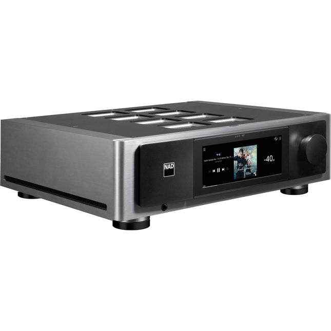 NAD Electronics Masters M66 Reproductor Streaming DAC y Preamplificador 24-Bit 192kHz con Pantalla táctil de 7"