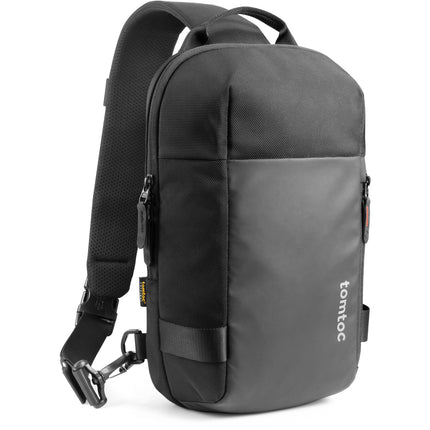 tomtoc Navigator-T24 Bolsa Sling Negra 5L para iPad Pro 11" con Cierres YKK y Resistente al Agua